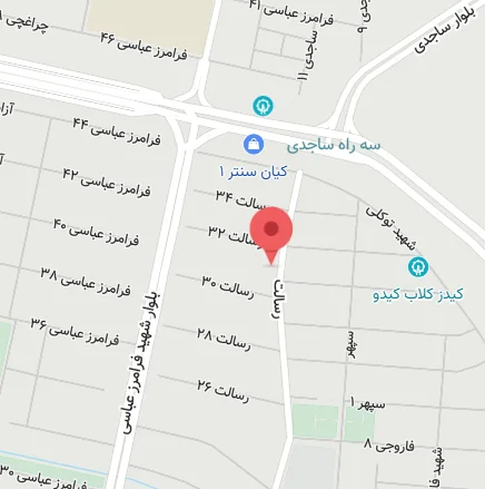 نقشه هنرستان پسرانه
