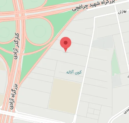 نقشه هنرستان دخترانه